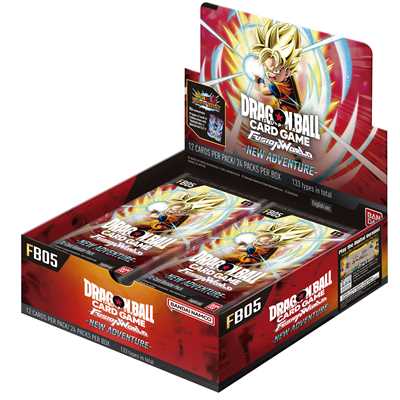 Dragon Ball Super Card Game Fusion World Box New Adventure FB-05 Eng