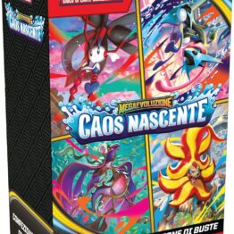 Pokémon Confezione 6 Bustine Megaevoluzione Caos Nascente ITA | Bundle 6 Booster GCC Pokémon