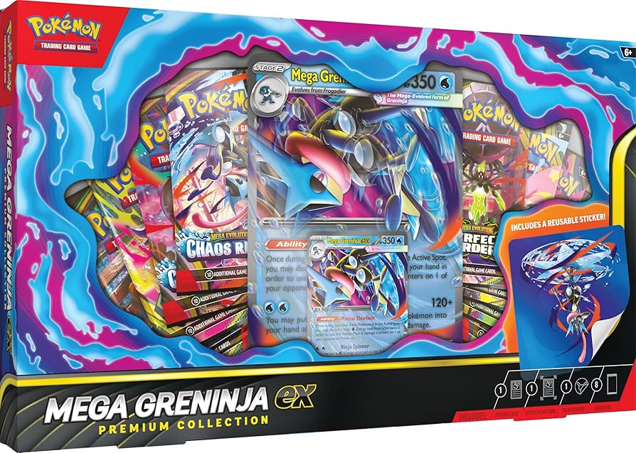 Pokémon Mega Greninja-ex Premium Collection ITA | Collezione Premium GCC Pokémon