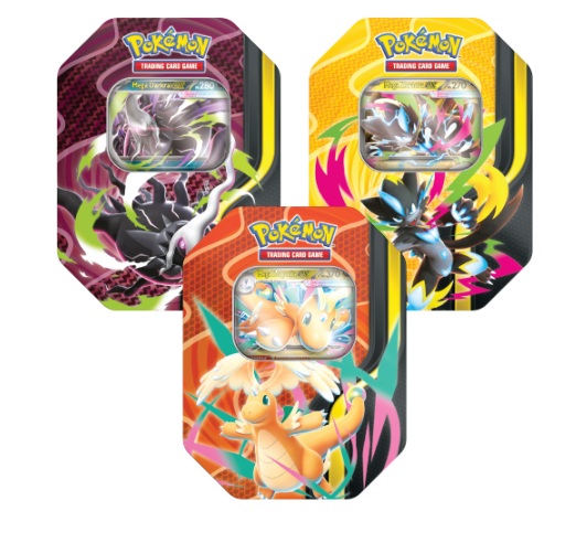 Carte da gioco POKÉMON Tin Megaforze 2026